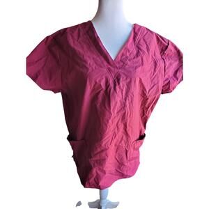 Woman's Burgundy Scrub - Size L - 20 W x 26 L